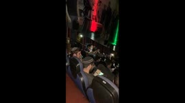 End game Music in theater Before the screening someone came with a guitar and Horn and played the avengers theme