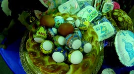 Celebration of Easter in Russia.