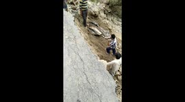 Preparing foundation for R/Wall.