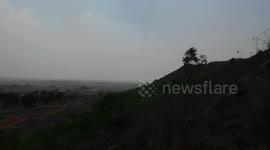 stunning night view of a desert