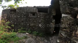 Blockhouse from the french war left to rot on a forgotten hill