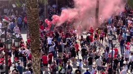 Liverpool fans celebrate match day