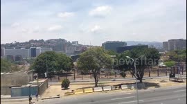 Loud gunfire followed by shower of bullets in Venezuela clashes