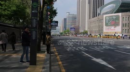 Seoul labour protests at city hall