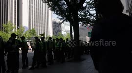 Seoul labour protests and police May 1st Korea