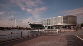 Emirates Cable Car (London) time-lapse