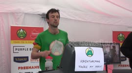 Runner suffering during ‘ridiculously impossible’ 517-mile world record attempt