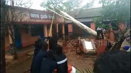 Indian Navy Reaches out to Dadadwar Villages in Khurdha District in the aftermath of FANI in South East India.