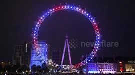 The London Eye Is Lit Up To Celebrate The Birth Of Harry And Meghan's Royal Baby Boy
