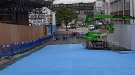 Painting the Road Blue