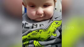 Baby's face now partially paralysed following surgery to remove a tumour which doctors thought was an ear infection