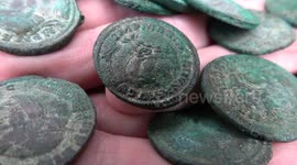 biggest hoard of Roman coins found in Britain