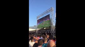 Absolute Scenes - England World Cup Semi Final In Magaluf Square