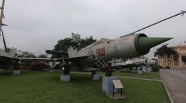The old fighter aircraft of the Air Defense during the Vietnam War