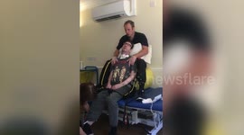 Dad of three completely paralysed by horrifying locked-in syndrome tragically spells out ‘take me home’ with his eyes