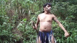Indian Tribesman Dancing