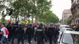 Violent clashes at the national demonstration of yellow vests in Lyon