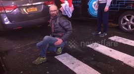 Foreign tourist got struck in Midtown Manhattan