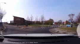 Learner driver dangerously overtaken