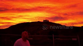 Two guys stunned by 'jaw dropping' New Zealand sunrise