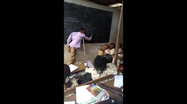 Nigerian teacher on crutches dreams of 'impacting lives' through education