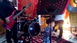 this child seemed to be a vocalist