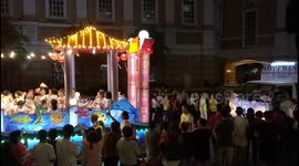 Wesak Day Float Procession in Melaka Malaysia
