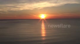 A Sunset at Millook North Cornwall