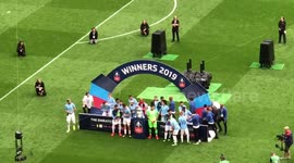 Man City win the FA cup.