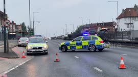 Police attend scene of London hit-and-run after man was fatally injured