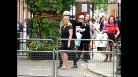Philip Schofield leaving Chelsea Flower Show on Press Day