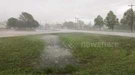 Microburst hits small town
