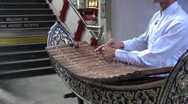 Thai Boy Plays Ranard Xylophone