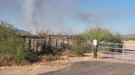 Wildfire Peoria Arizona May 24, 2019