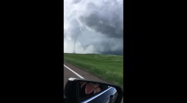 Storm Chasers catch amazing Tornado near Tipton, KS