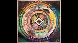 Bernoulli’s Mandala animated oil painting