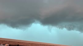 Storm clouds over Fort Worth