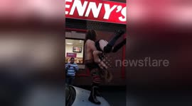 Pro wrestlers take to the streets of Coventry to complete intense match