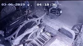 Tourists caught stealing 'priceless' antique bike from Thai restaurant