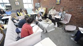 Yorkshire artist is hosting life drawing classes with dogs