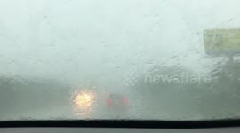 Strong downbursts hits Texas