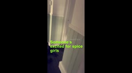 Someone is pretty excited to be going to spice girls concert