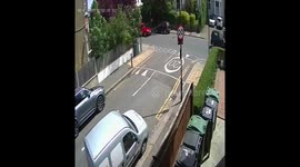 Not sure if she fainted or hit the wrong pedal