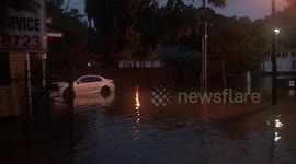 Flood in Lafayette, Louisiana June 6, 2019