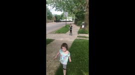 Practiced for one day and decided to see how fast she could go.