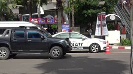 Pattaya City Special Affairs Car Amuses Locals