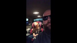 Man Wakes Sleeping Daughter