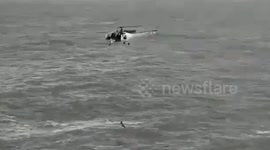 Man scripts miraculous escape as Indian Coast Guard airlifts him from rough seas