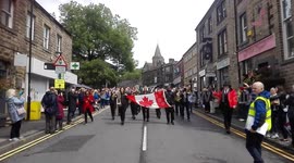 Canadian Brass Band join the annual whit friday walks