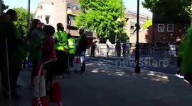 Second anniversary of devastating Grenfell Tower fire draws crowd